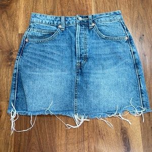 jean skirt